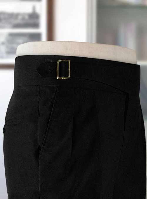Black Chino Gurkha Trousers 6 Black Chino Gurkha Trousers - Image 4
