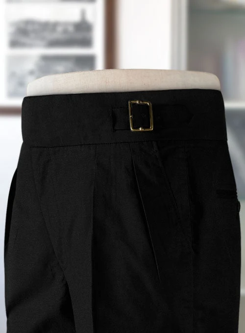 Black Chino Gurkha Trousers 7 Black Chino Gurkha Trousers - Image 5
