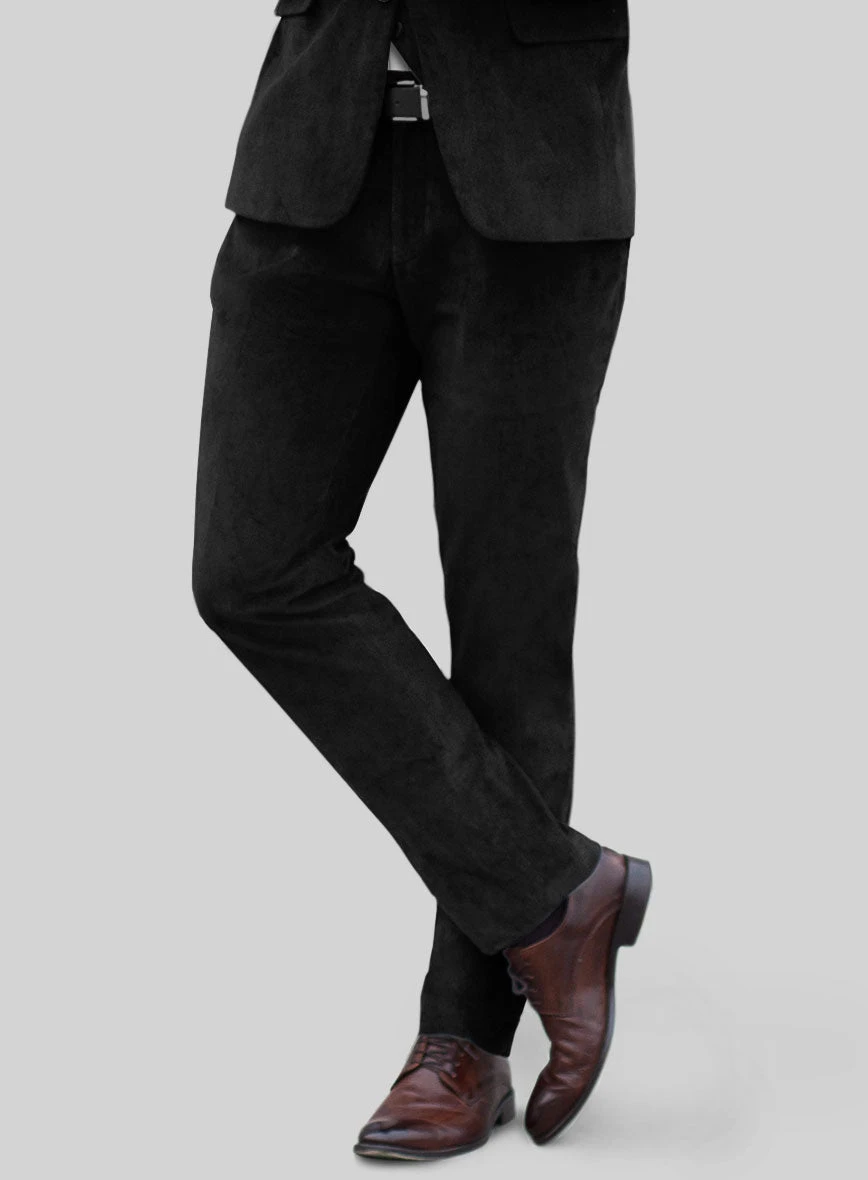 Black Velvet Tuxedo Suit 6 Black Velvet Tuxedo Suit - Image 4