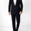 Blue Wool Tuxedo 2 Blue Wool Tuxedo -Vest Gentleman Shop blue merino wool tuxedo