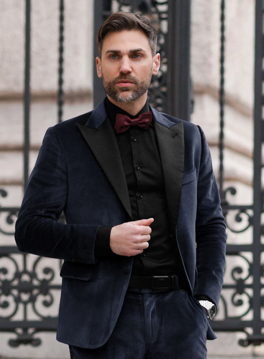 Blue Velvet Tuxedo Suit 6 Blue Velvet Tuxedo Suit - Image 4