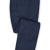 Caccioppoli Dapper Dandy Rupana Birdseye Blue Wool Pants -Vest Gentleman Shop caccioppolidapperdandyrupanabirdseyebluepantslook