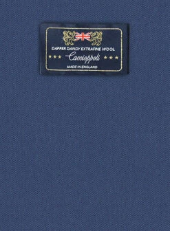 Caccioppoli Dapper Dandy Tavino Persian Blue Wool Pants -Vest Gentleman Shop caccioppolidapperdandytavinopersianbluepantslook 1