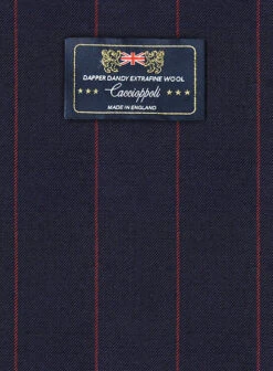 Caccioppoli Dapper Dandy Yanti Dark Blue Wool Pants -Vest Gentleman Shop caccioppolidapperdandyyantidkbluepantslook 1