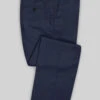 Caccioppoli Sun Dream Aciaga Blue Wool Silk Pants -Vest Gentleman Shop caccioppolisundreamaciagabluepantslook