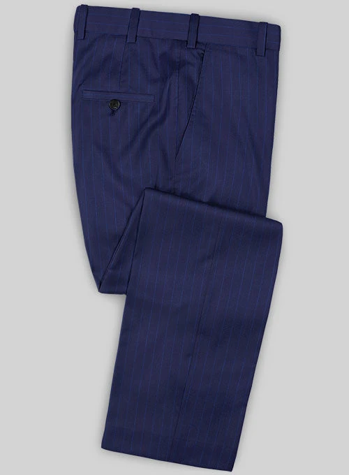 Caccioppoli Sun Dream Frozo Blue Wool Silk Pants 3 Caccioppoli Sun Dream Frozo Blue Wool Silk Pants