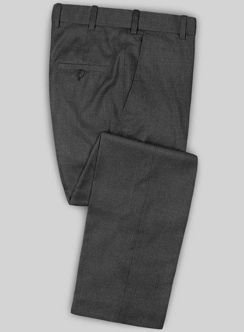 Caccioppoli Sun Dream Dark Gray Wool Silk Pants 3 Caccioppoli Sun Dream Dark Gray Wool Silk Pants