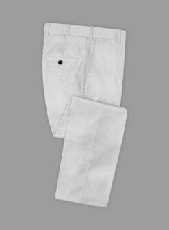 Caccioppoli Sun Dream Light Gray Wool Silk Pants