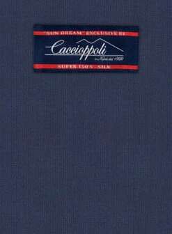 Caccioppoli Sun Dream Namuti Blue Wool Silk Pants -Vest Gentleman Shop caccioppolisundreamnamutibluepantslook 1