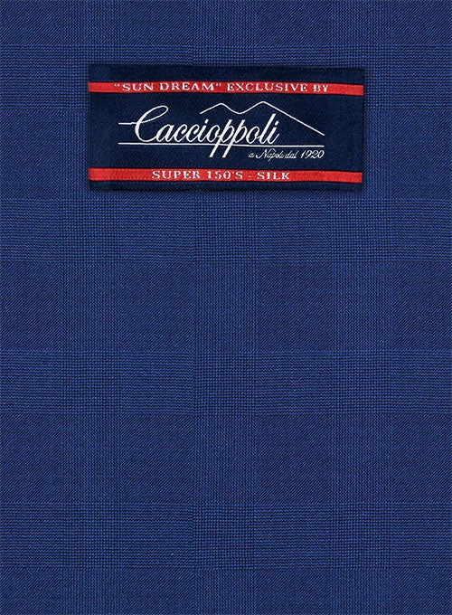 Caccioppoli Sun Dream Calito Blue Wool Silk Pants 4 Caccioppoli Sun Dream Calito Blue Wool Silk Pants - Image 2