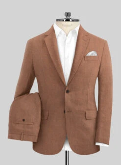 Campari Copper Linen Suit