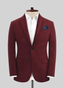 Campari Cranberry Linen Suit 11 Campari Cranberry Linen Suit -Vest Gentleman Shop camparicranberrylinensuitlk 2