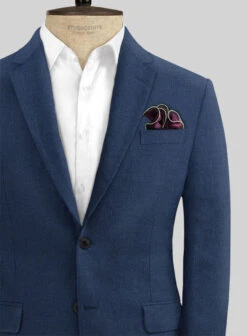 Campari Indigo Linen Suit -Vest Gentleman Shop campariindigolinensuitlook 3