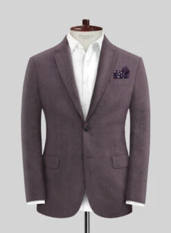 Campari Mystic Mauve Linen Suit -Vest Gentleman Shop camparimysticmauvelinensuitlook 2
