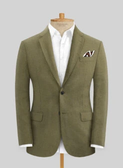Campari Rustic Green Linen Suit -Vest Gentleman Shop camparirusticgreenlinensuitlook 2