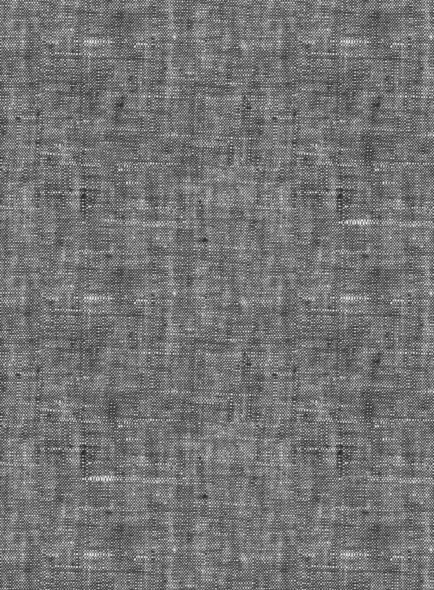 Chambray Black Pure Linen Suit 7 Chambray Black Pure Linen Suit - Image 5
