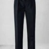 Dark Navy Blue Chino Gurkha Trousers -Vest Gentleman Shop darknavybluechinogurkcottontroulook