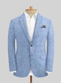 Desert Blue Linen Suit 12 Desert Blue Linen Suit -Vest Gentleman Shop desertbluelinensuitlk 3