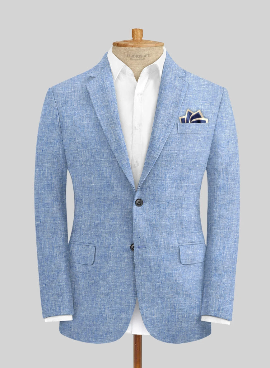 Desert Blue Linen Suit 5 Desert Blue Linen Suit - Image 3