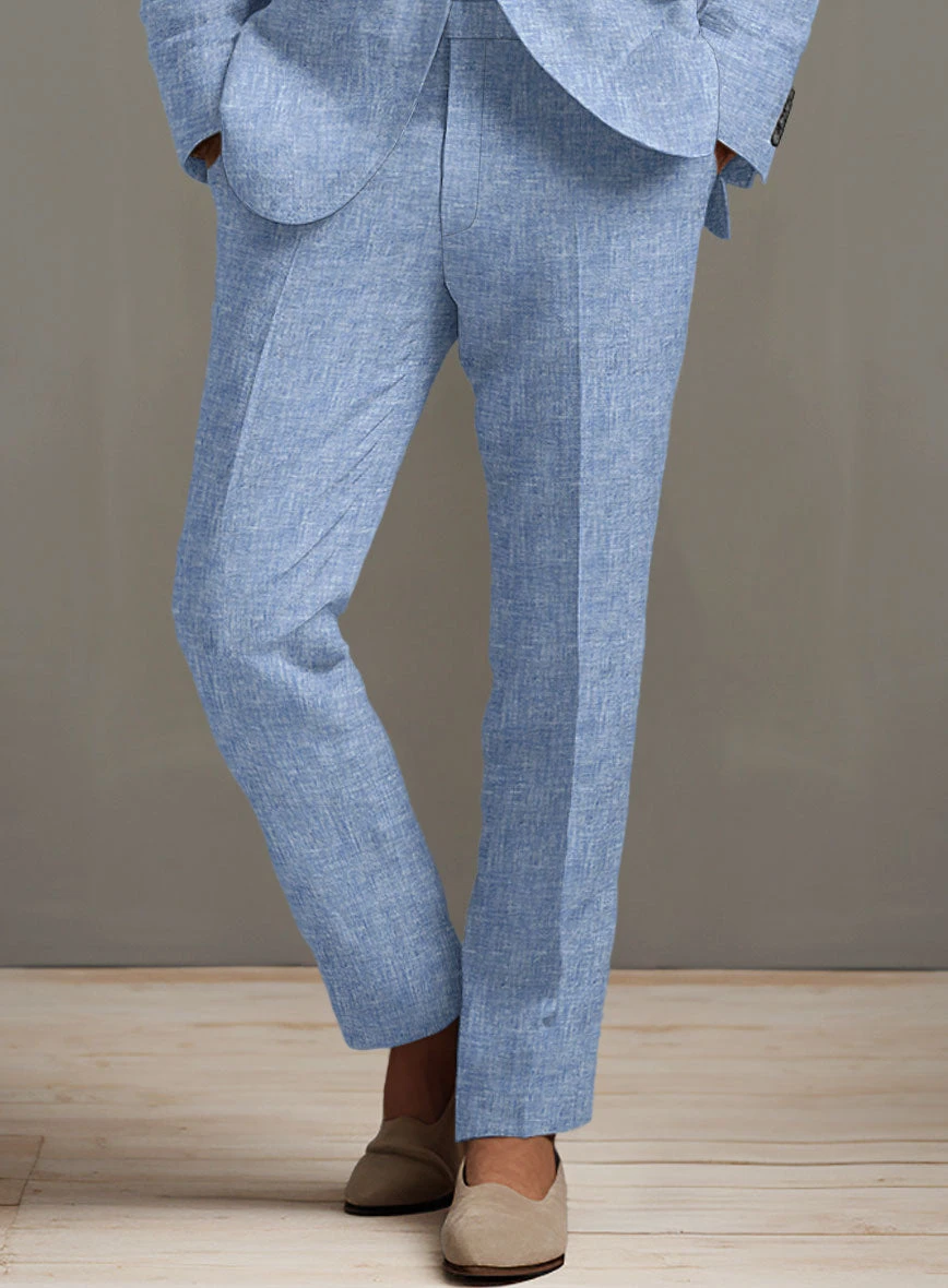Desert Blue Linen Suit 7 Desert Blue Linen Suit - Image 5