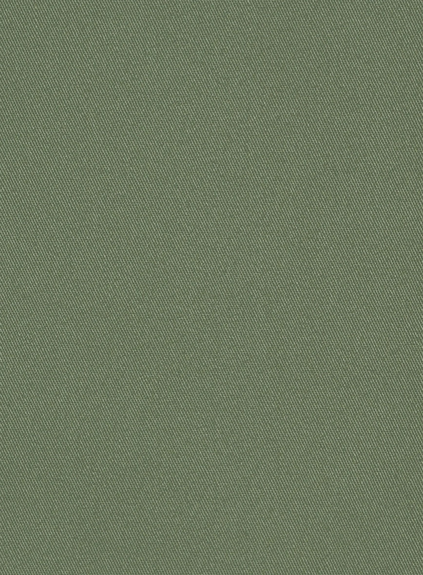 Green Cotton Power Stretch Chino Pants 5 Green Cotton Power Stretch Chino Pants - Image 3