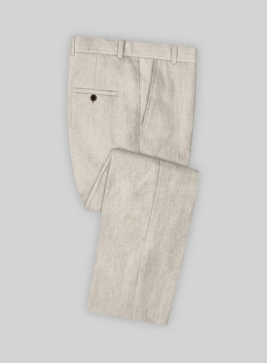 Heavy Linen Beige Suit 7 Heavy Linen Beige Suit - Image 5