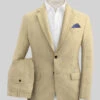 Heavy Linen Khaki Suit -Vest Gentleman Shop heavylinenkhakisuitlok