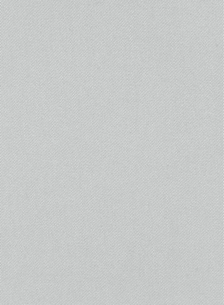 Ice Gray Cotton Power Stretch Chino Pants 6 Ice Gray Cotton Power Stretch Chino Pants - Image 4