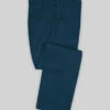 Italian Astronaut Blue Cotton Stretch Pants