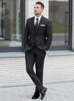 Italian Blu Linen Suit