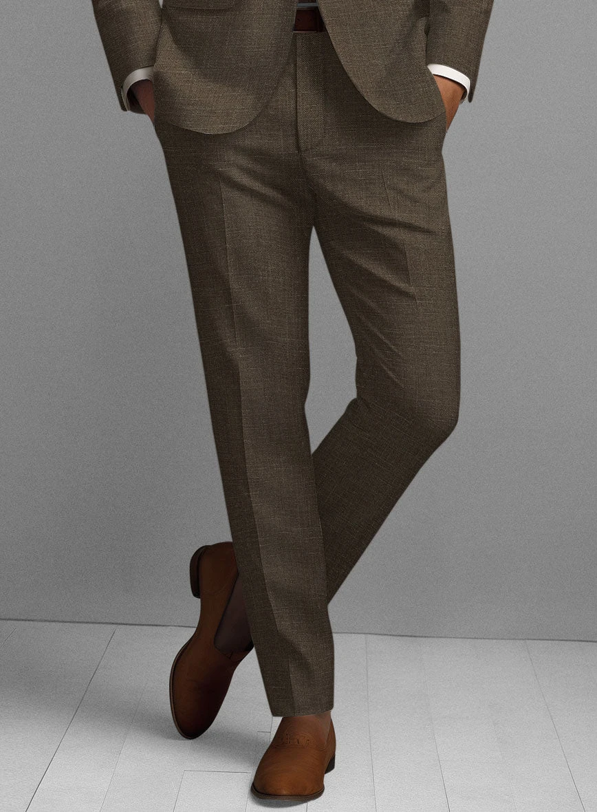 Italian Brown Linen Suit 7 Italian Brown Linen Suit - Image 5