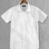 Italian Cotton Dobby Ordaz White Shirt -Vest Gentleman Shop italiancottondobbyordazwhiteshrtsleeshirtlook