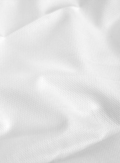 Italian Cotton Dobby Roceta White Shirt 5 Italian Cotton Dobby Roceta White Shirt - Image 3