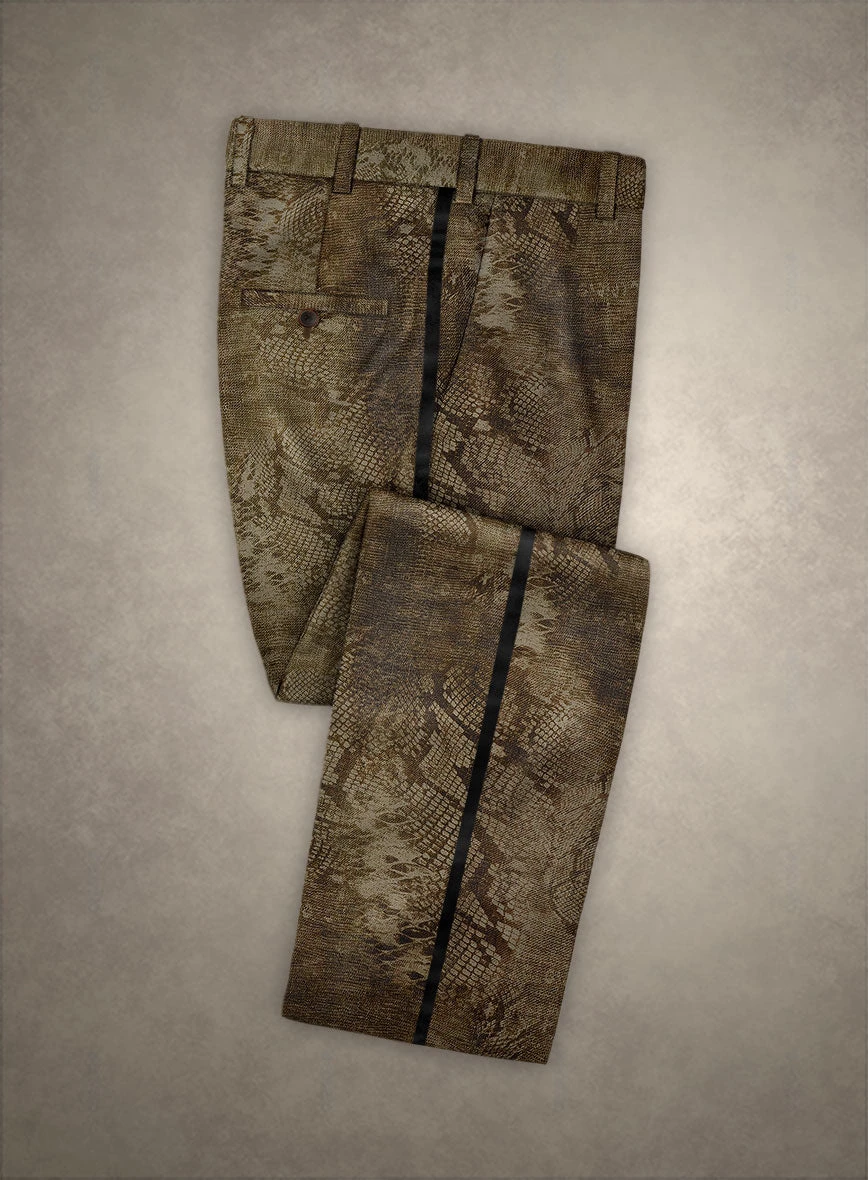 Italian Cotton Stretch Viola Tuxedo Suit 6 Italian Cotton Stretch Viola Tuxedo Suit - Image 4