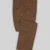 Italian Hickory Brown Cotton Stretch Pants -Vest Gentleman Shop italianhickorybrowncottonstretchpantlook