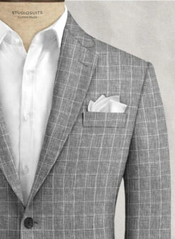 Italian Linen Lusso Black Suit -Vest Gentleman Shop italianlinenlussoblacksuitlook 2