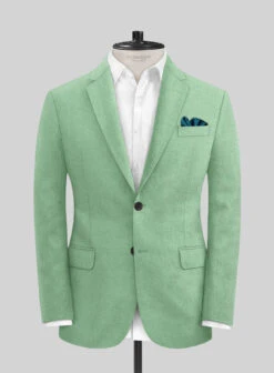 Italian Linen Mojito Green Suit -Vest Gentleman Shop italianlinenmojitogreensuitlk 2