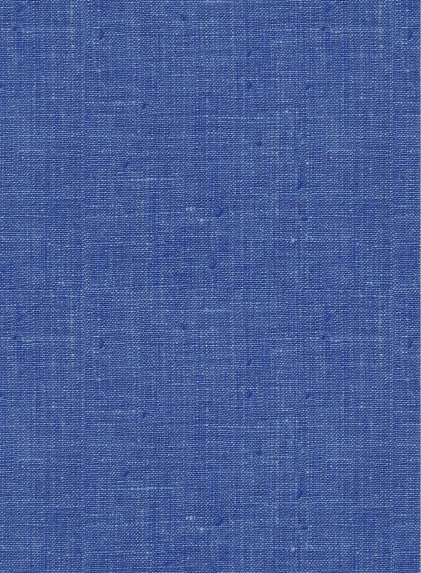 Italian Linen Smoked Blue Suit 9 Italian Linen Smoked Blue Suit - Image 7