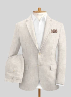 Italian Meadow Linen Suit -Vest Gentleman Shop italianmeadowlinensuitlookl 1