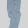 Italian Powder Blue Cotton Stretch Pants -Vest Gentleman Shop italianpowderbluecottonpantlk