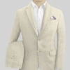 Italian Prato Beige Linen Suit -Vest Gentleman Shop italianpratobeigelinsuitlk