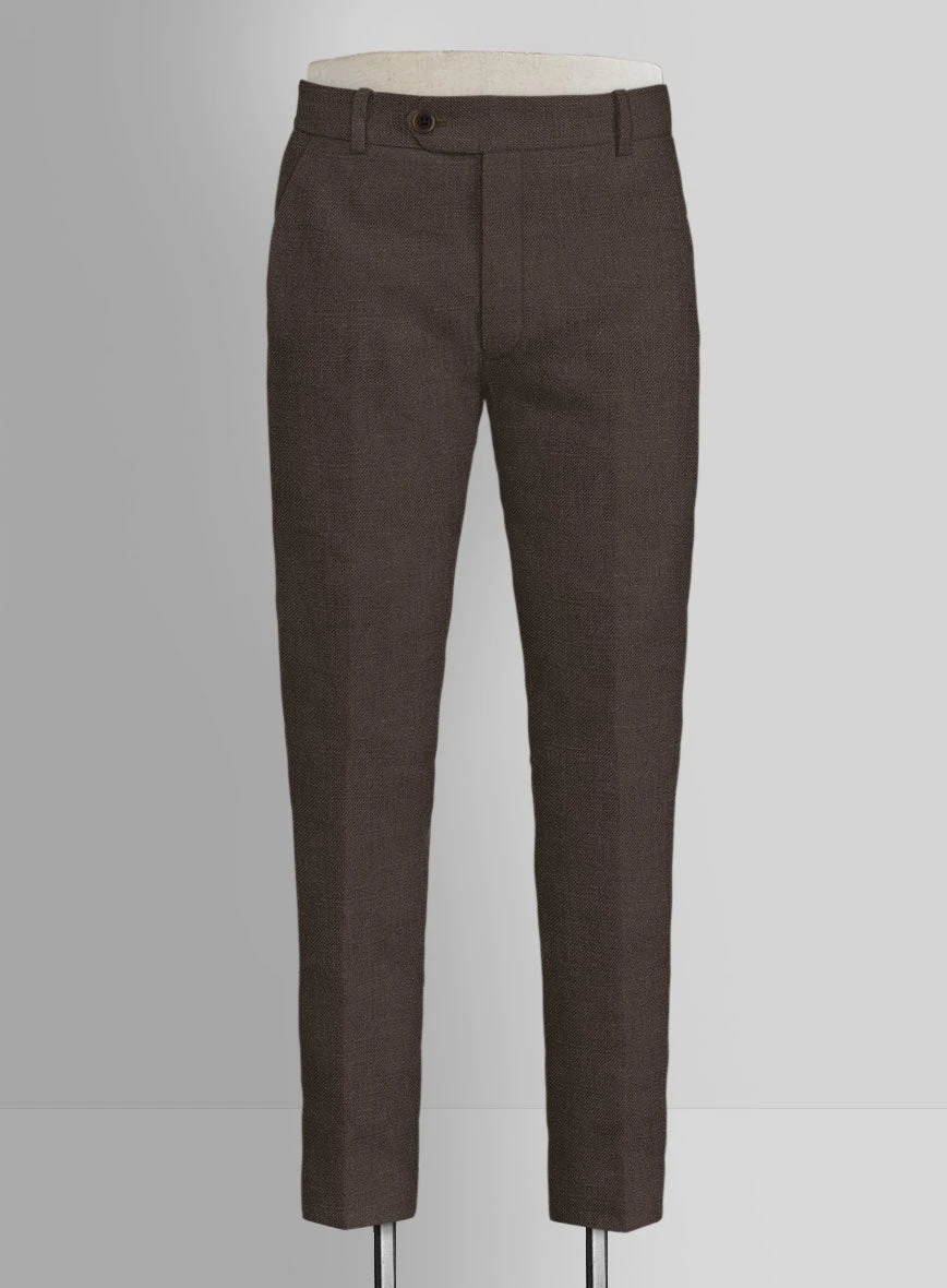 Italian Prato Brown Linen Suit 8 Italian Prato Brown Linen Suit - Image 6