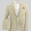 Italian Prato Khaki Linen Suit -Vest Gentleman Shop italianpratokhakilinsuitlk