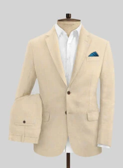Italian Prato Musk Linen Suit