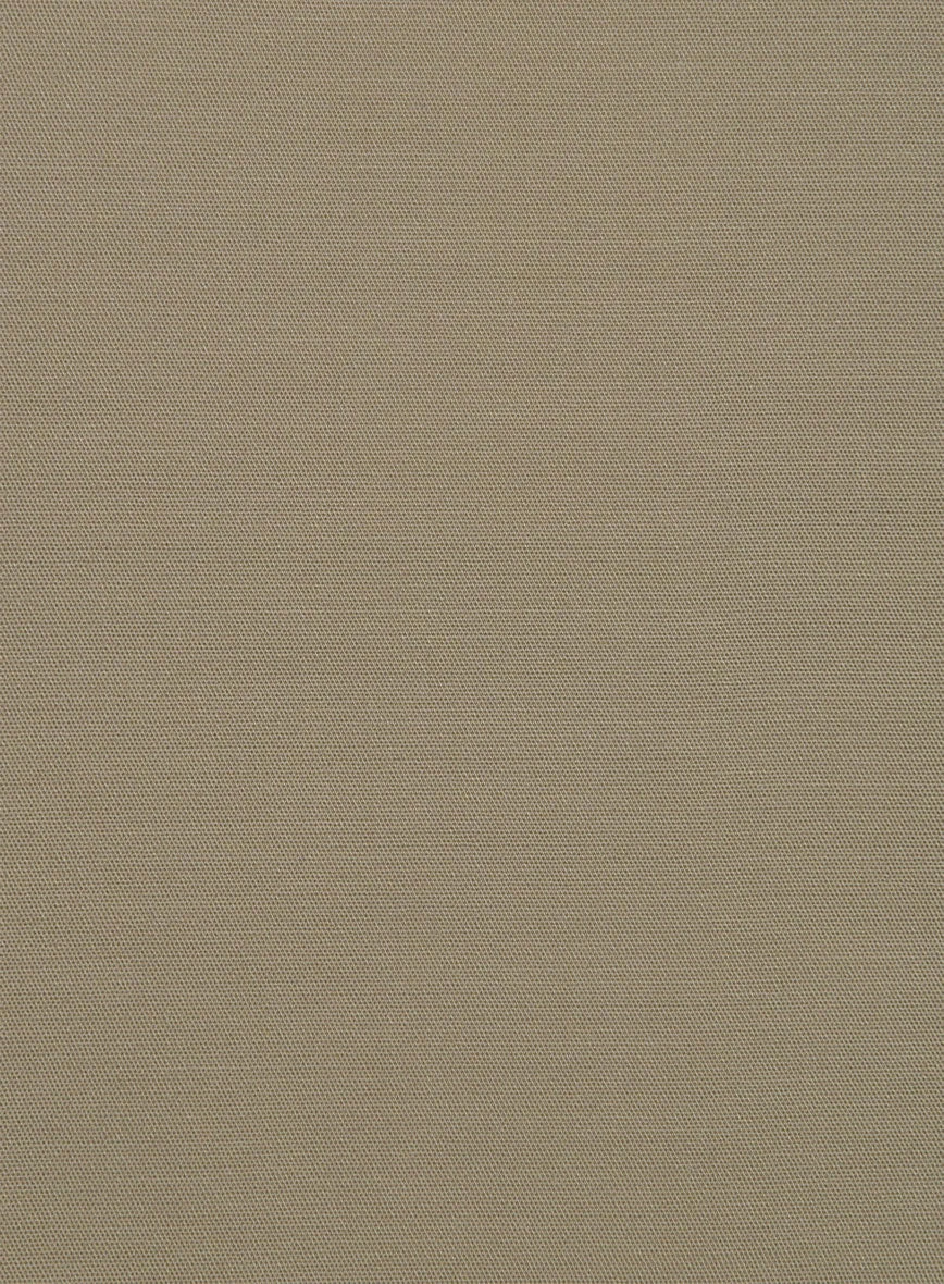 Italian Stone Khaki Cotton Stretch Pants 5 Italian Stone Khaki Cotton Stretch Pants - Image 3