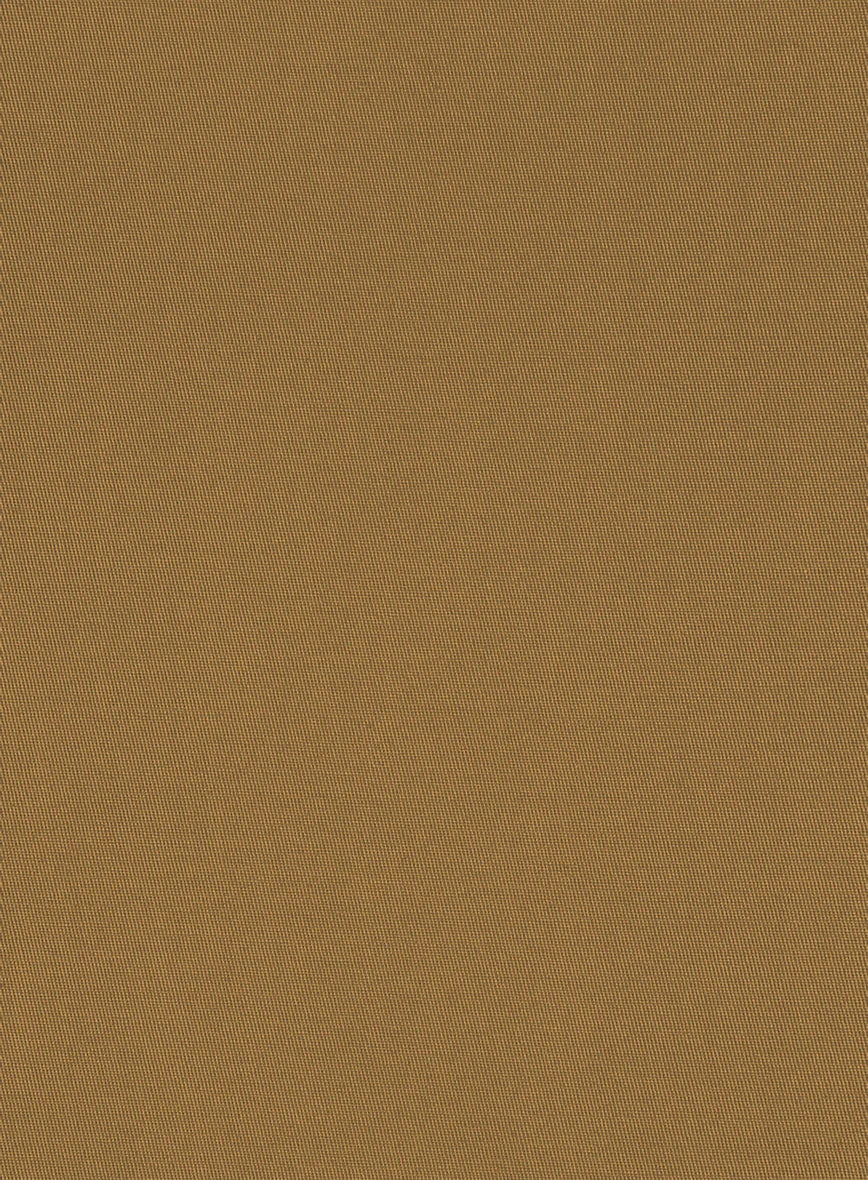 Italian Walnut Brown Cotton Stretch Pants 5 Italian Walnut Brown Cotton Stretch Pants - Image 3