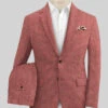 Italian Prato Tango Houndstooth Linen Suit -Vest Gentleman Shop italnprtotangohndsthlinsuitlk