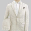 Italian Prato Beige Glen Linen Suit -Vest Gentleman Shop italpratbeigeglnlinsuitlk