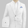 Italian Prato White Herringbone Linen Suit 2 Italian Prato White Herringbone Linen Suit -Vest Gentleman Shop itapratowhitehrringbnlinsuitlk