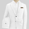 Italian Prato White Dobby Linen Suit -Vest Gentleman Shop itapratwhitedbbylinsuitlk